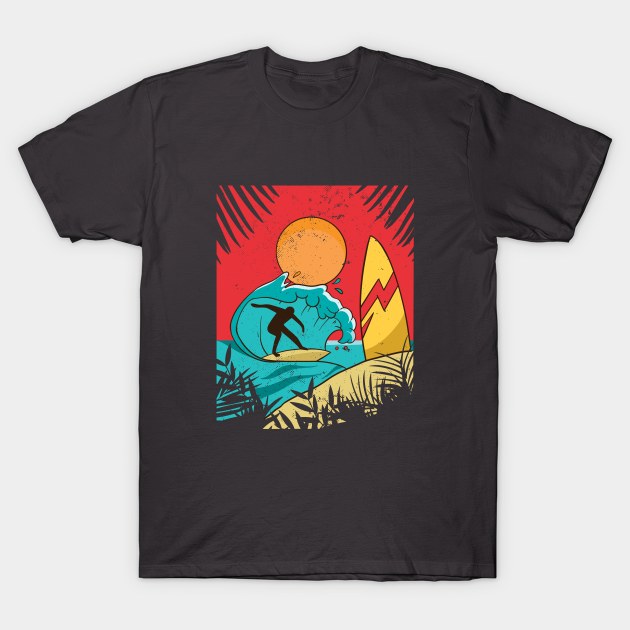 beach surfer T-Shirt by D.O.A